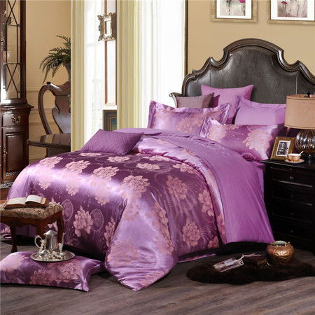 逸軒家紡貢緞提花婚慶四件套 為甜蜜婚房錦上添花的精致之選